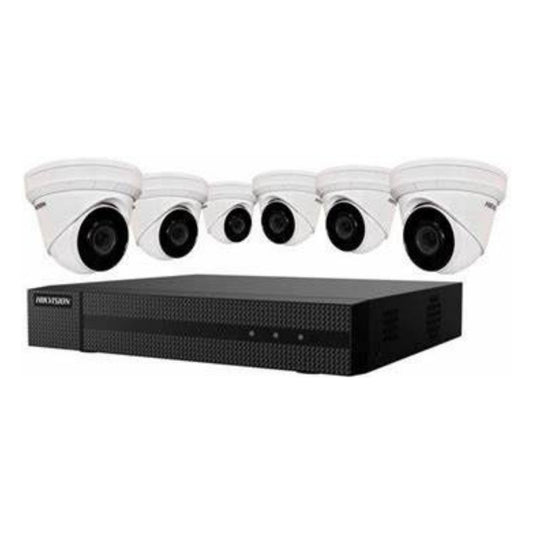 EKI-K82T46C-  -  Piece Kit, (6) DS-2CD1347G0-LUF 4MP IP Cameras, (1) ERI-K108-P8 8-Channel 4K NVR