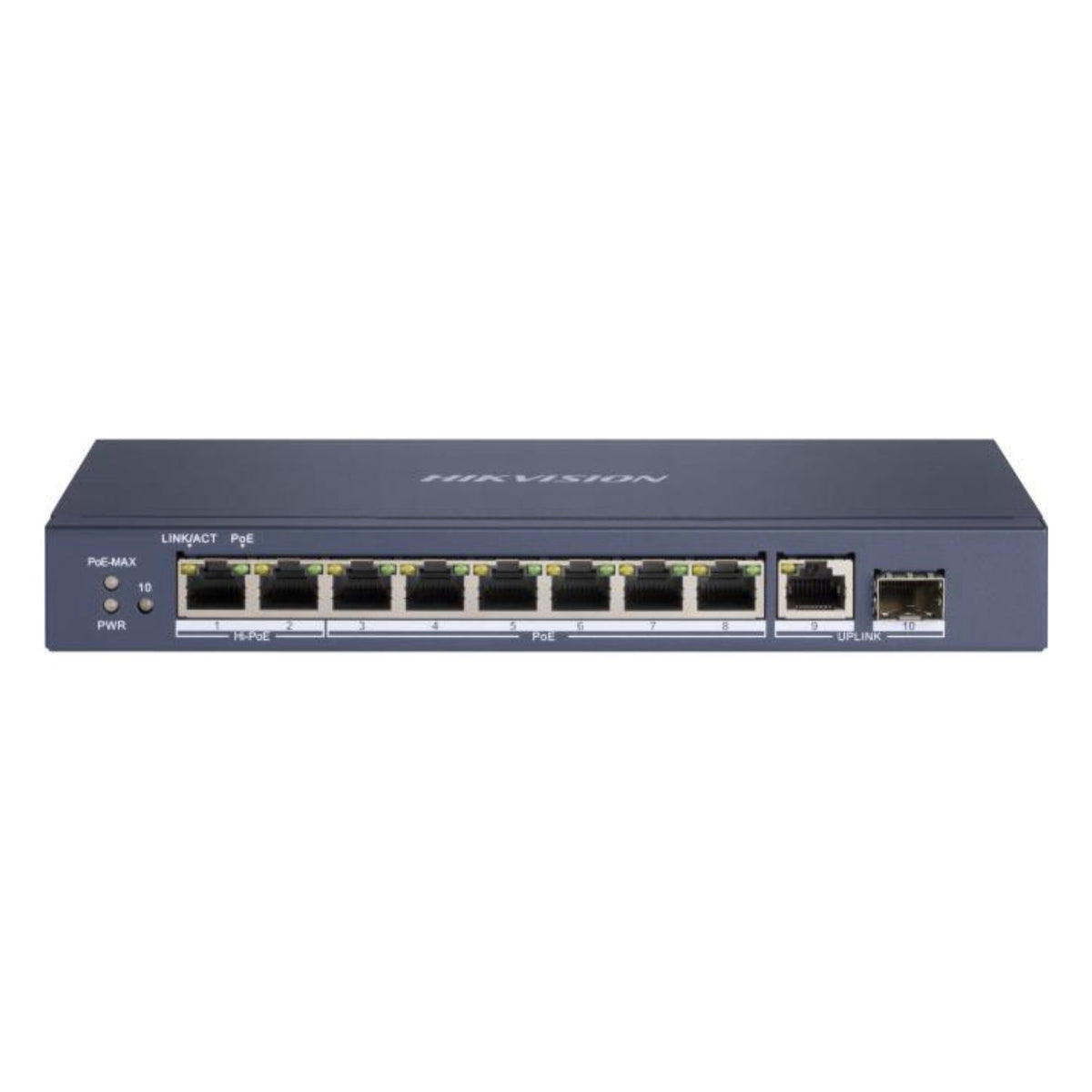 DS-3E0510HP-E - 8 Port Gigabit Unmanaged POE Switch