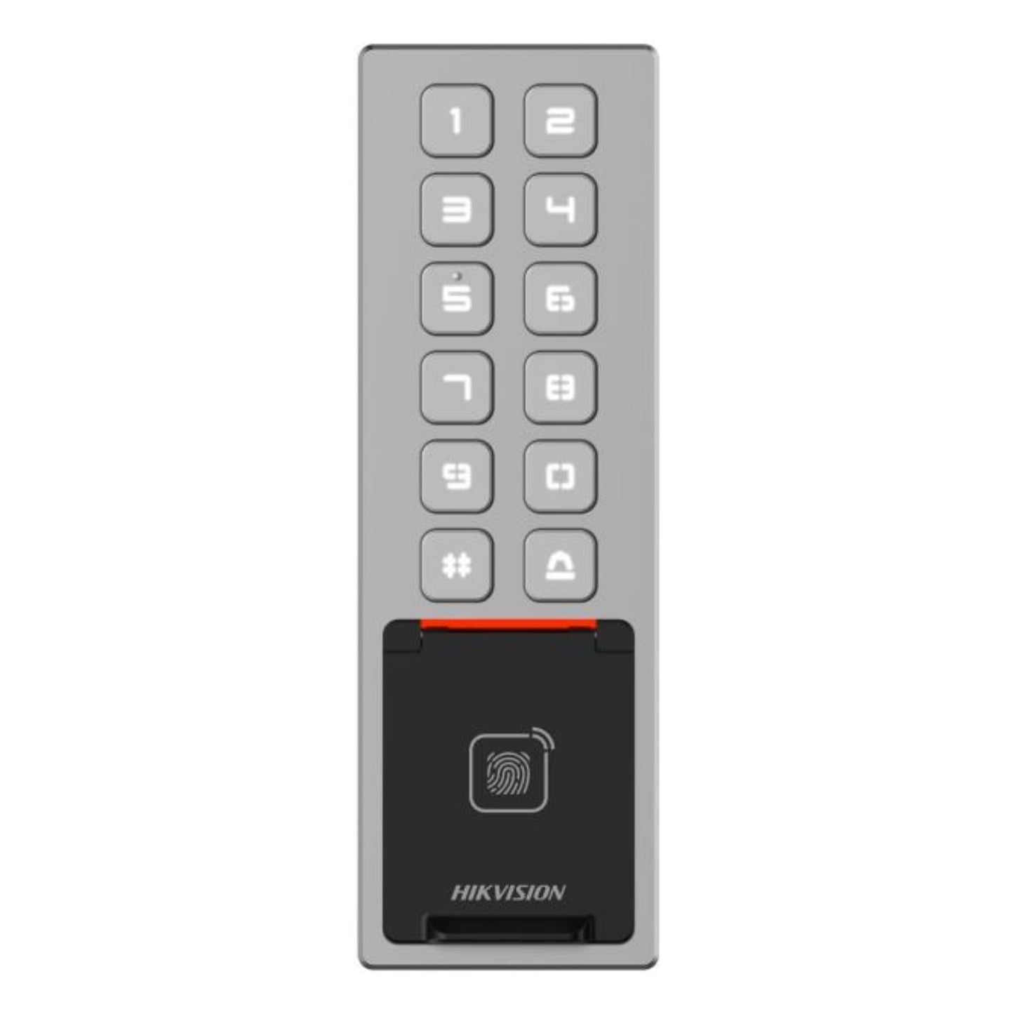 DS-K1T805MBFWX - Access Control Terminal With Key Pad, Card Reader & Finger Print
