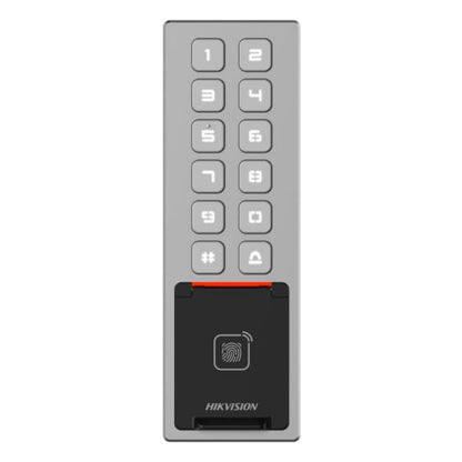 DS-K1T805MBFWX - Access Control Terminal With Key Pad, Card Reader & Finger Print