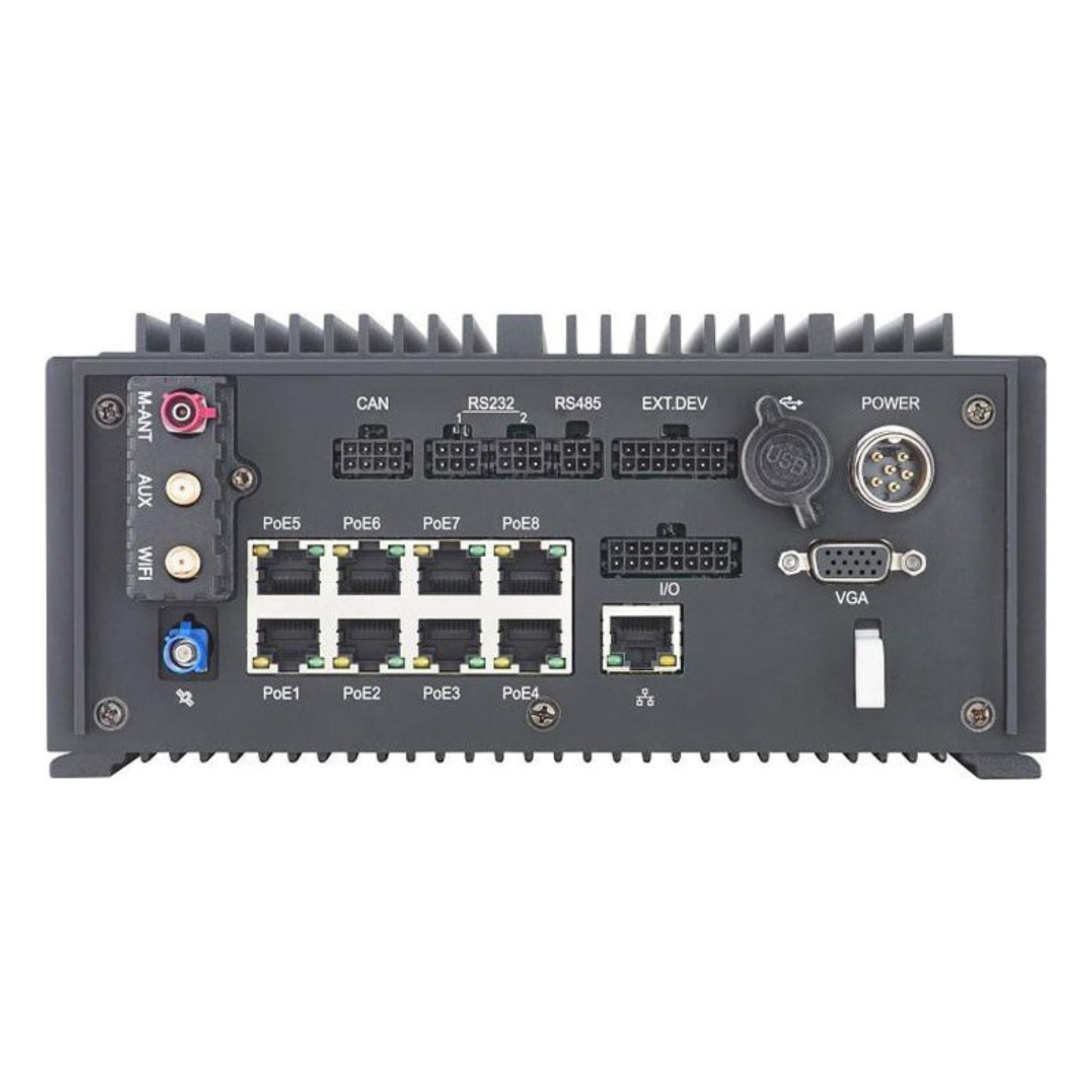 DS-MP7608HN(1T)(M12) - Série d'enregistreurs vidéo mobiles Hikvision 8 canaux 1080p, H.265, 2 x HDD/SSD, NVR