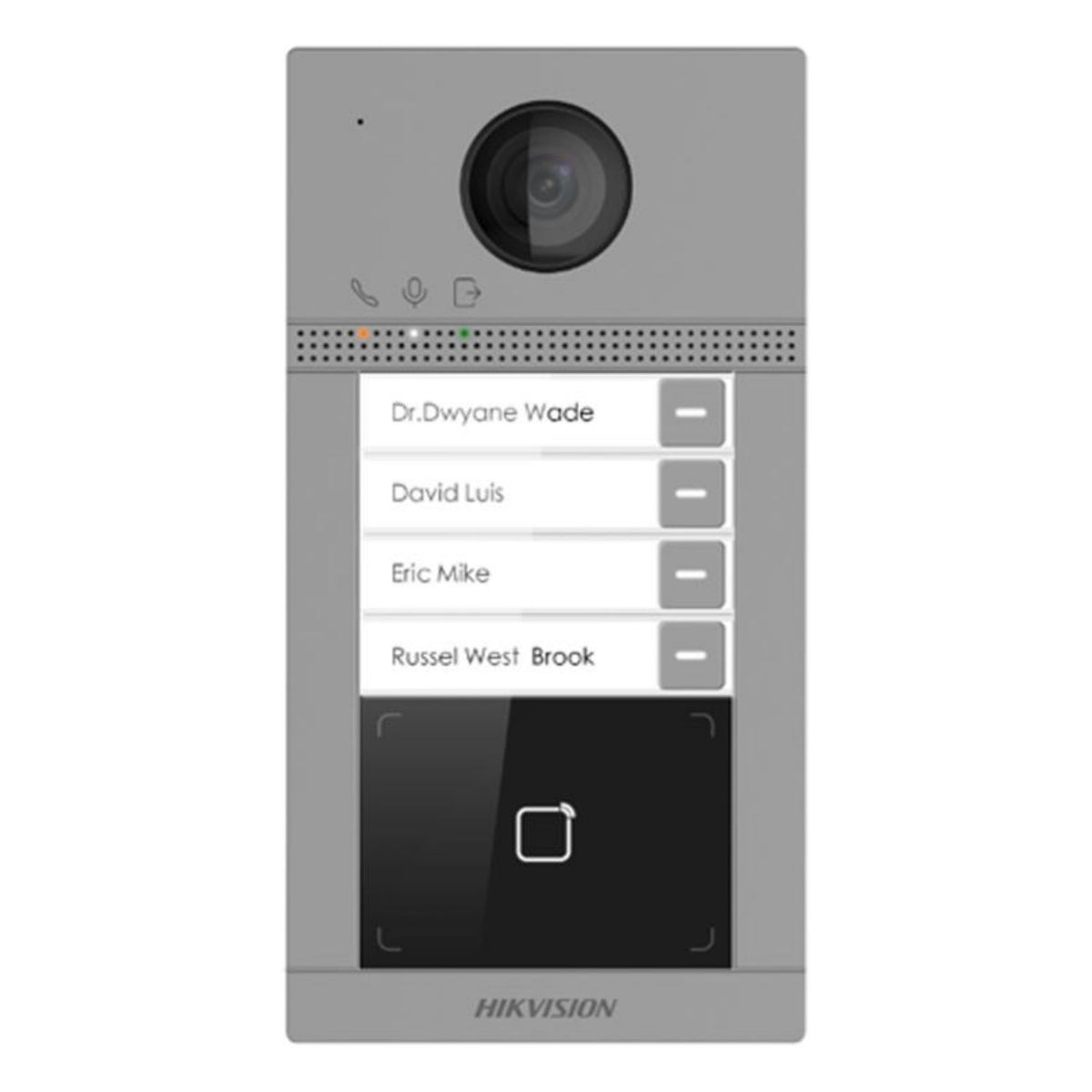 DS-KV8413-WME1 - 4 Button Metal Villa Door Station