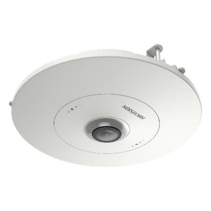 DS-2CD6365G0E-S/RC - Smart Series 6MP Indoor Fisheye IP Camera, 1.27mm Lens, White
