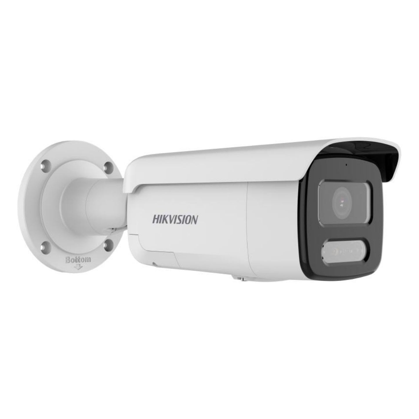 DS-2CD2T47G2-LSU/SL 2,8 mm - Caméra réseau à puce fixe ColorVu avec lumière stroboscopique et avertissement sonore 4 MP