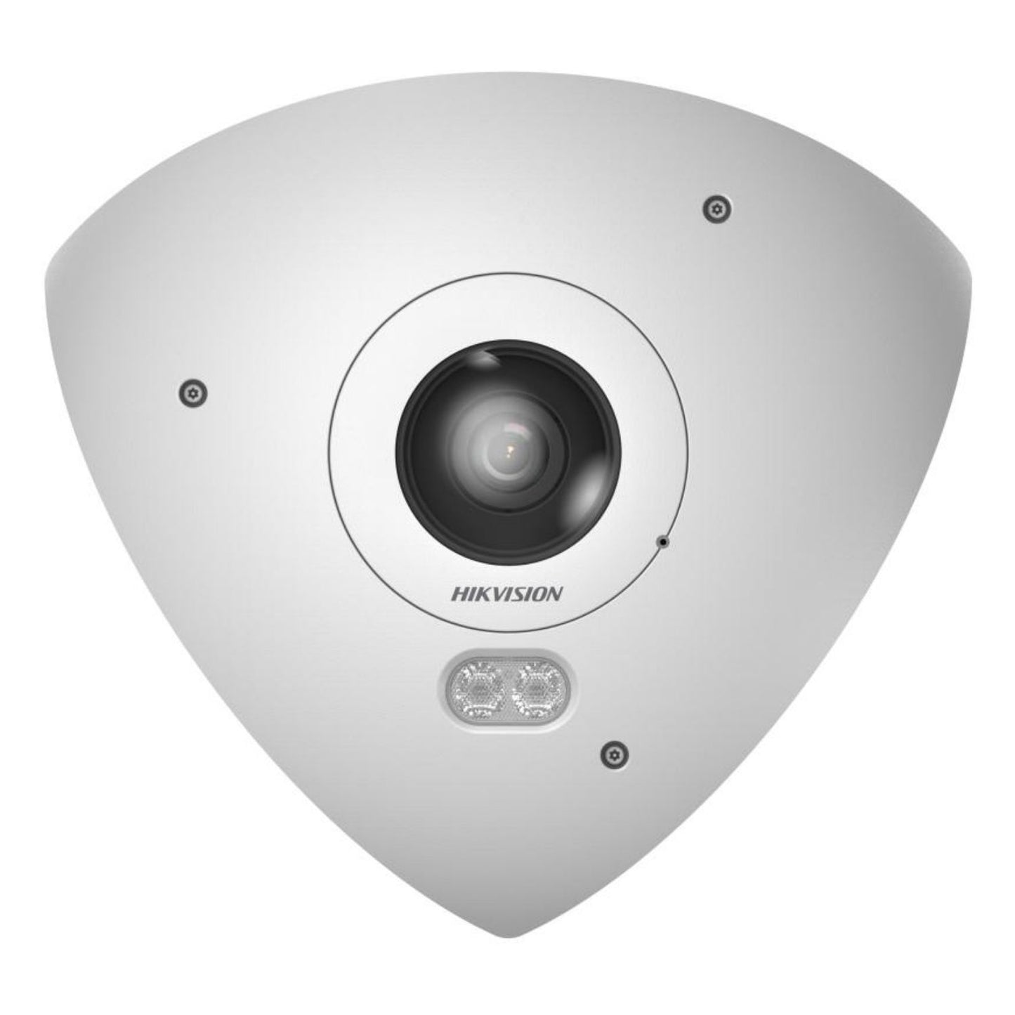 DS-2CD6W45G0-IVS - Smart Series 4MP Corner-Mounted Vandal Resistant Camera with Built-In Microphone, 2mm Lens, White