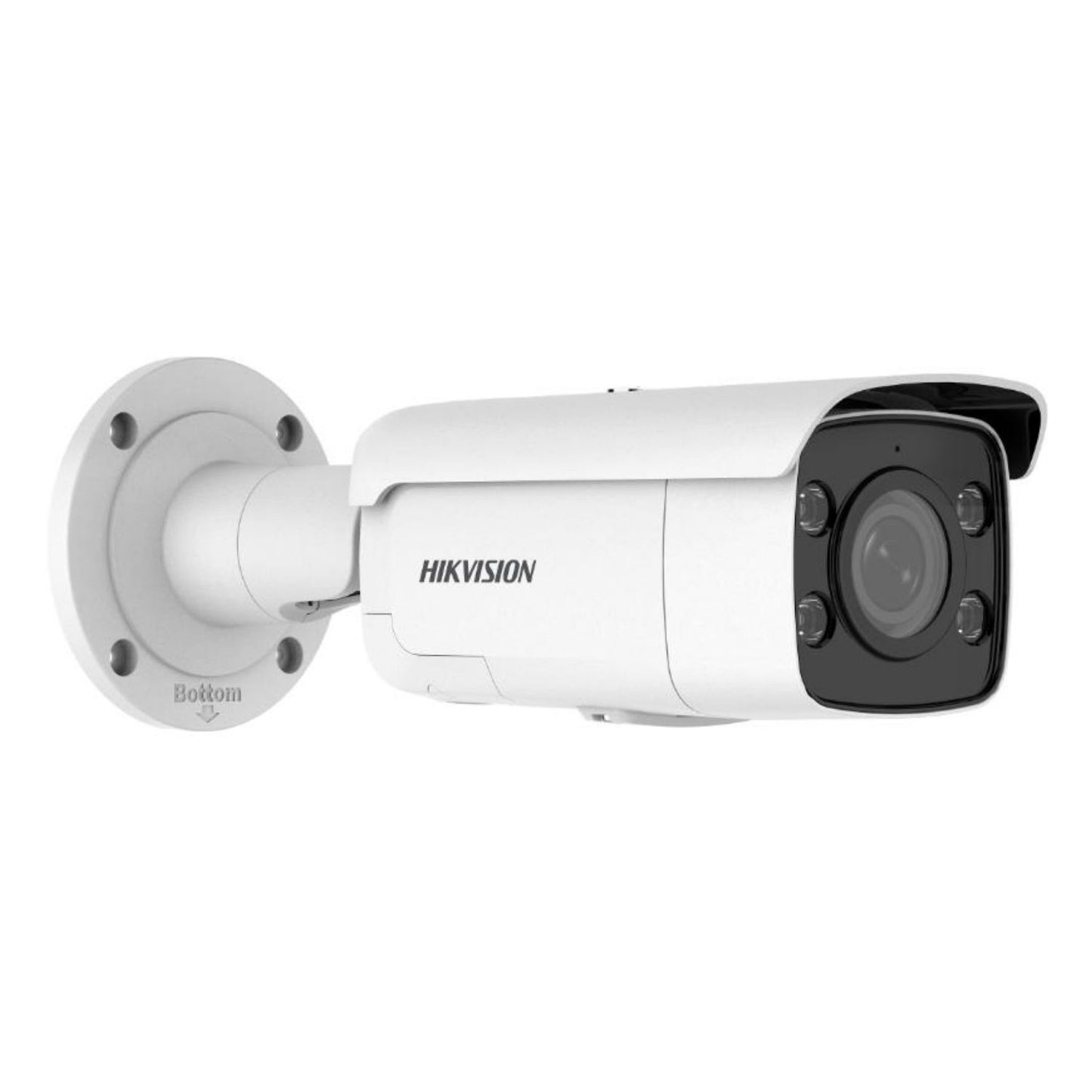 DS-2CD2T87G2-LSU/SL(2,8 mm) - Caméra réseau à puce fixe avec lumière stroboscopique ColorVu de 8 MP et avertissement sonore