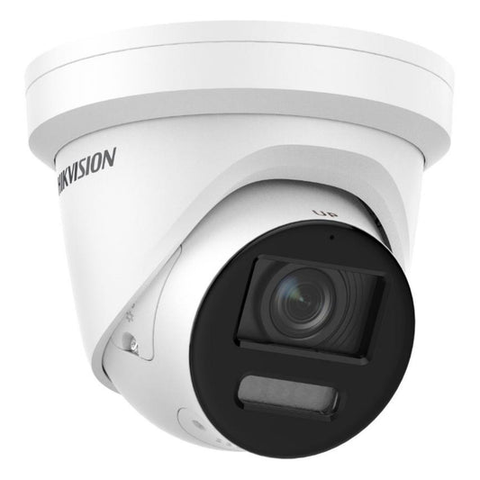 DS-2CD2387G2-LSU/SL 2,8 mm - Caméra réseau à tourelle fixe ColorVu avec lumière stroboscopique et avertissement sonore 8 MP