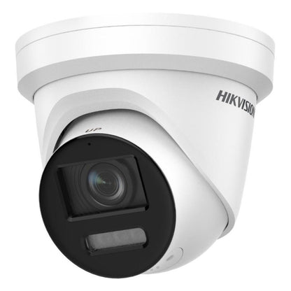 DS-2CD2387G2-LSU/SL 2,8 mm - Caméra réseau à tourelle fixe ColorVu avec lumière stroboscopique et avertissement sonore 8 MP
