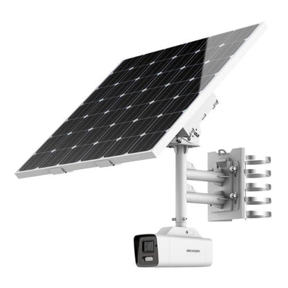 DS-2XS6A87G1-LS/C36S80 (2.8mm) - 8MP ColorVu Fixed Bullet Solar Power 4G Network Camera Kit