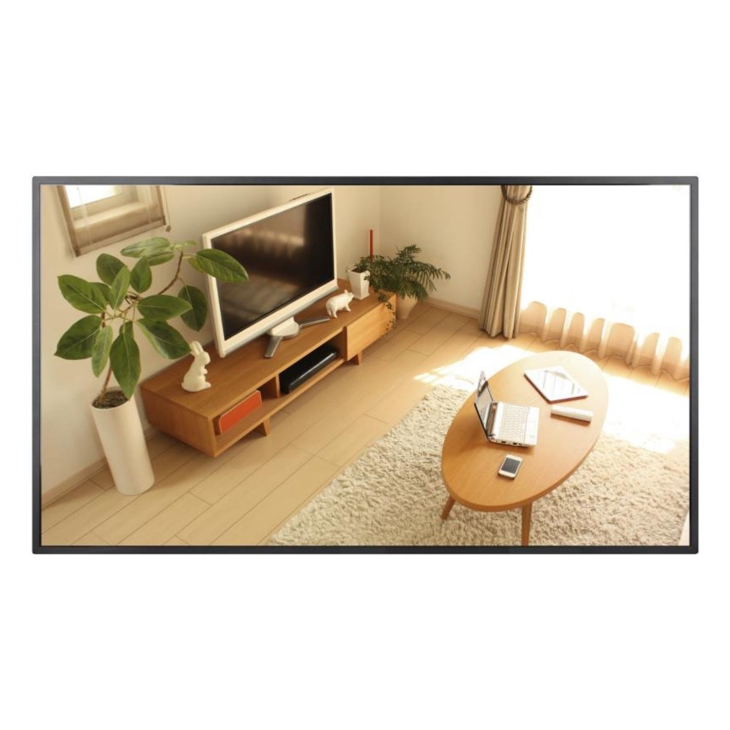 DS-D6043UN-B - 43-inch 4K Narrow Bezel Width Wall-mounted Digital Signage