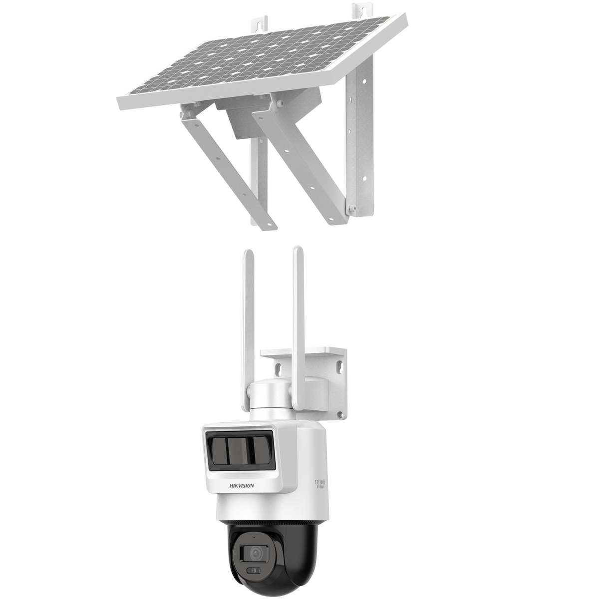 DS-2DE2C400IWG-K/4G/C05S10 - 4MP Pro Solar-powered Security PT Camera Setup