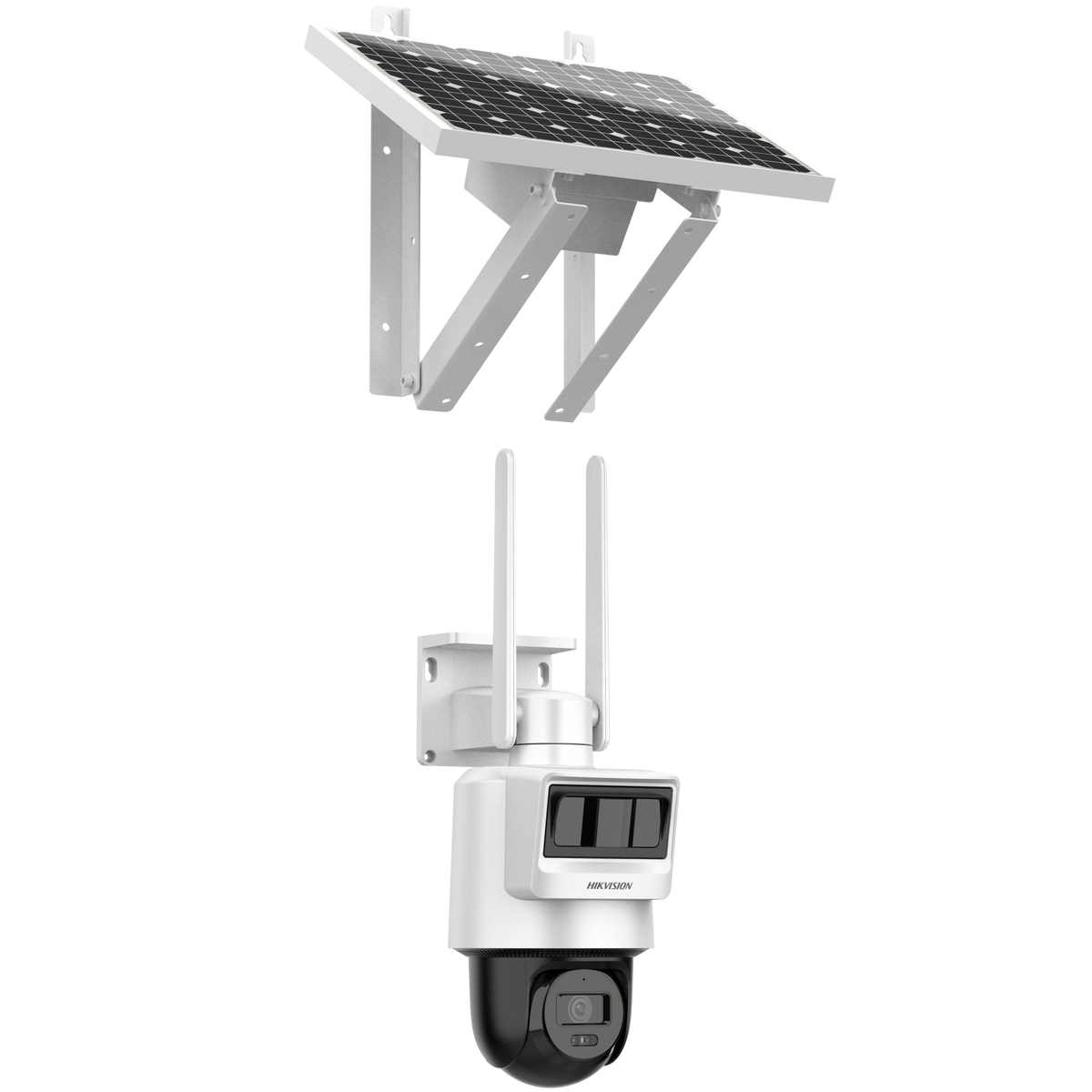 DS-2DE2C400IWG-K/4G/C05S10 - 4MP Pro Solar-powered Security PT Camera Setup