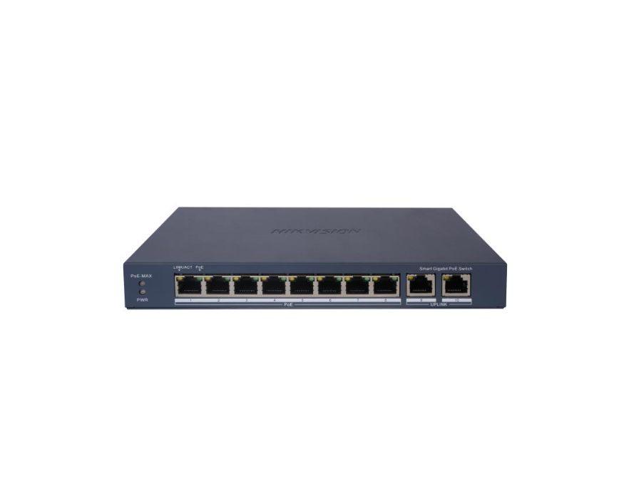 DS-3E1510P-EI - 8 Port Gigabit Smart POE Switch
