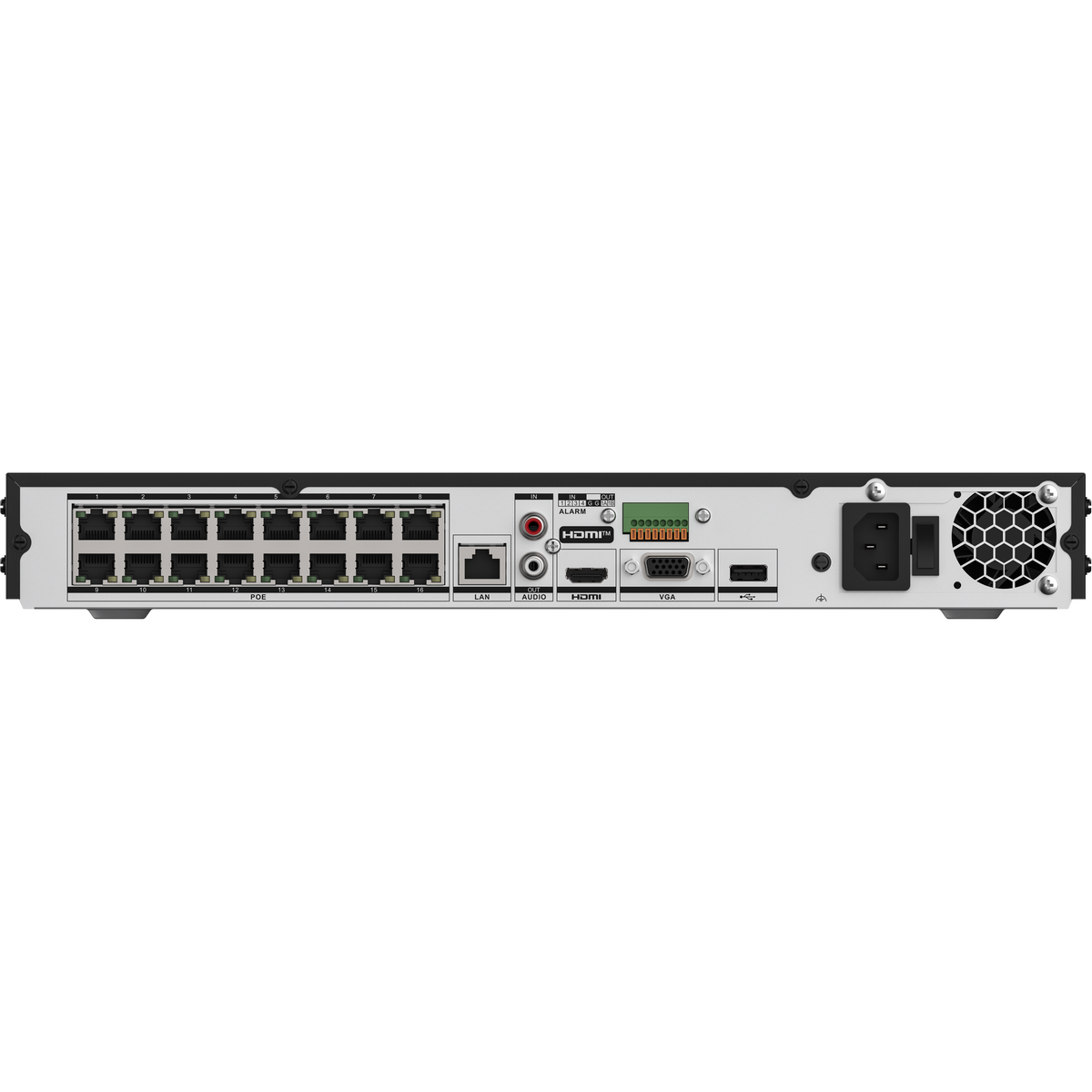 DS-7616NXI-K2/16P/VPro - 8-ch 1U 8 PoE AcuSeek K VPro NVR