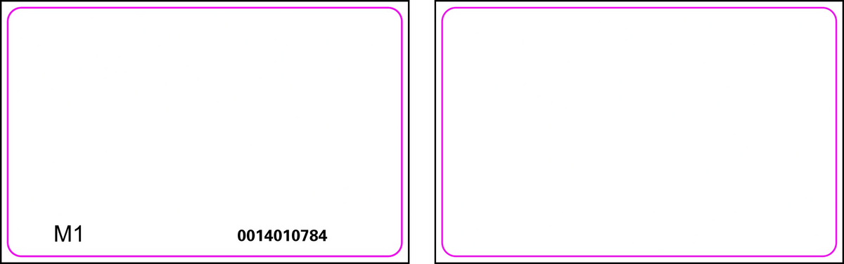 DS-K7M101-M1-25 - M1 Cards (Canada Pack of 25)