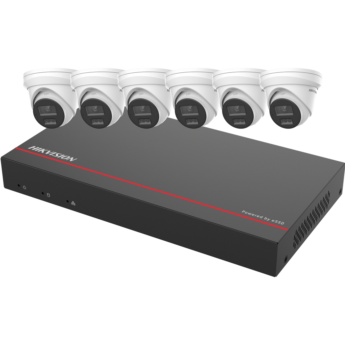 EKI-K82T46L - Smart Hybrid Light 4MP Turret PoE Network Camera Kit