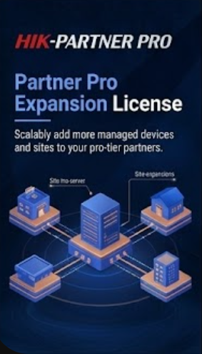 HPP-Account/5Acct/1year/key - HikPartnerPro 5 Employees per Key 1 Year Company Sub-Account Expansion License