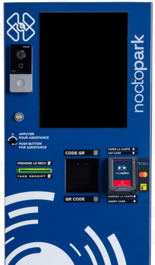 NoctoPark Station - Indoor & Outdoor Parking Payment Station