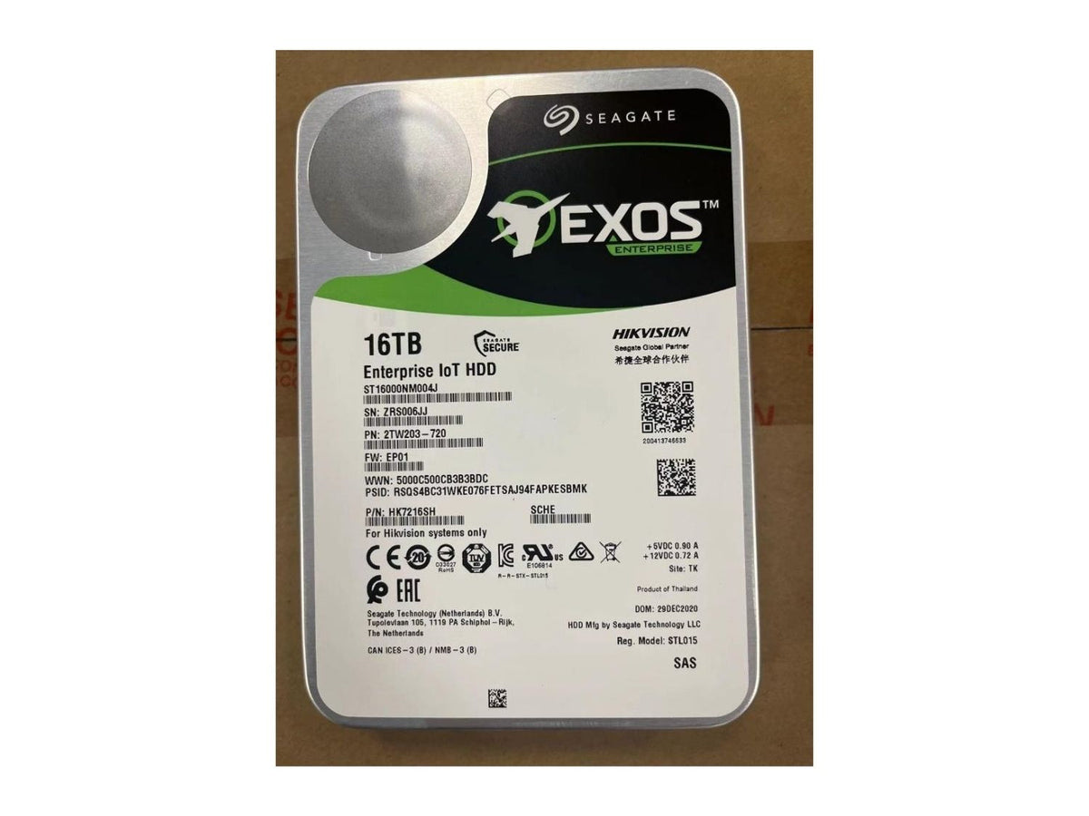 Surveillance-rated hard drive for NVR recording