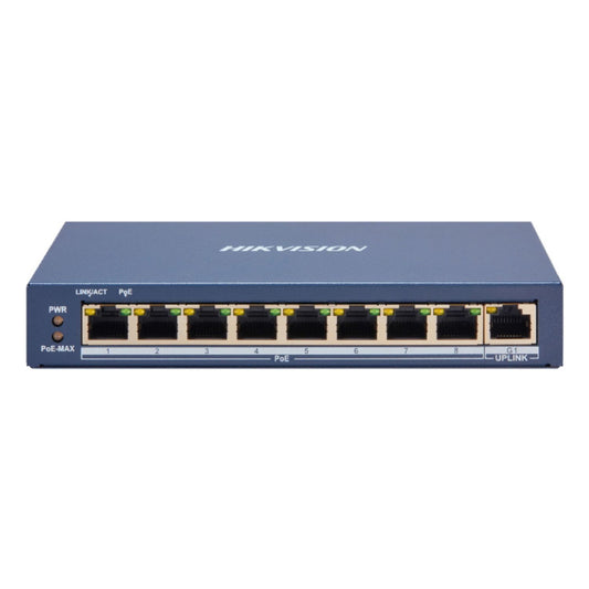 DS-3E1309P-EI - Commutateur POE intelligent Fast Ethernet à 8 ports