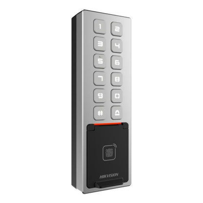 DS-K1T805MBFWX - Access Control Terminal With Key Pad, Card Reader & Finger Print