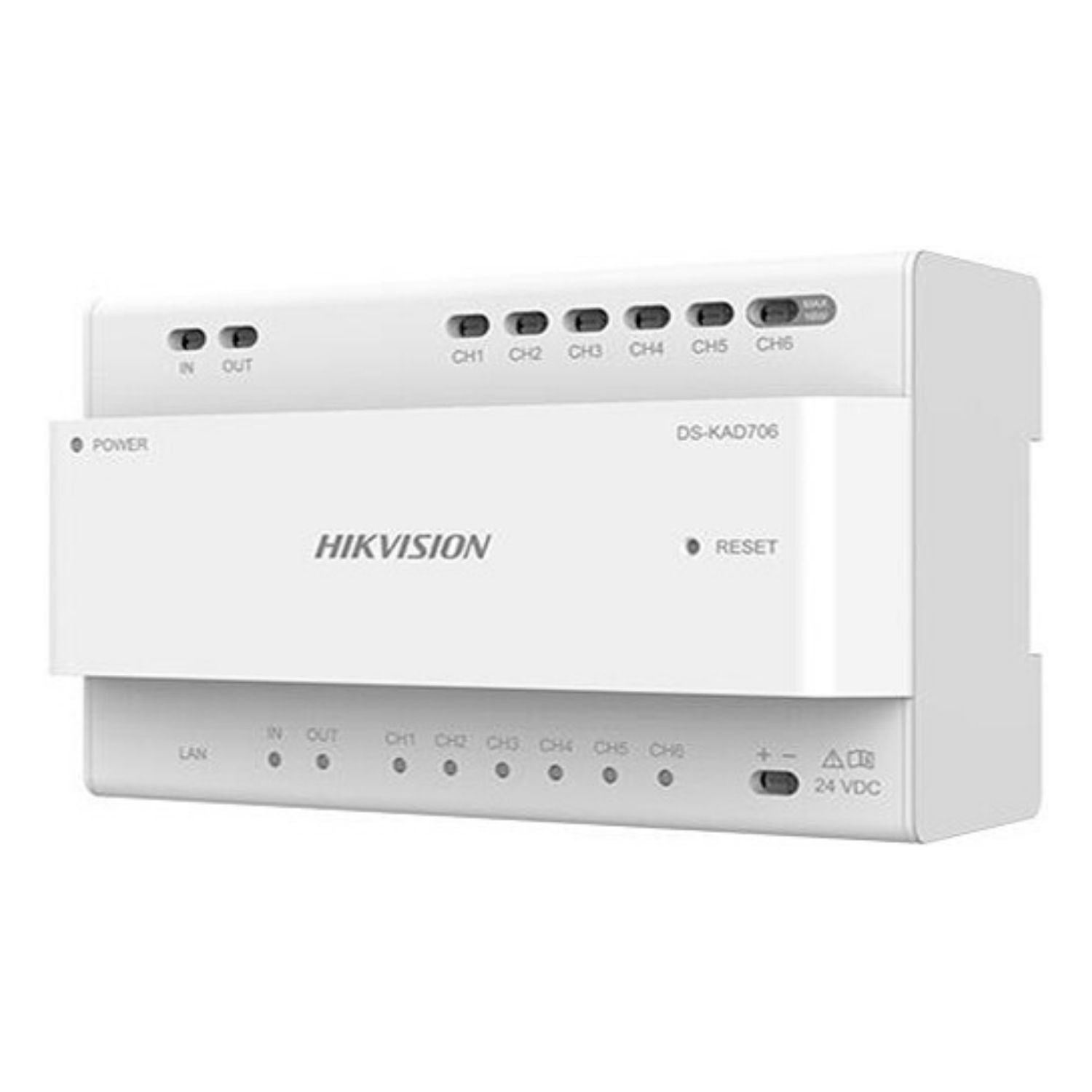 Video Intercom Distributor DS-KAD706-P - Hikvision 2-Wire Video Intercom IP Distributor
