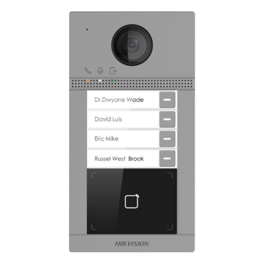 DS-KV8413-WME1 -  4 Button Metal Villa Door Station