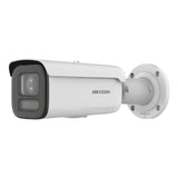 DS-2CD2T47G2-LSU/SL 2,8 mm - Caméra réseau à puce fixe ColorVu avec lumière stroboscopique et avertissement sonore 4 MP