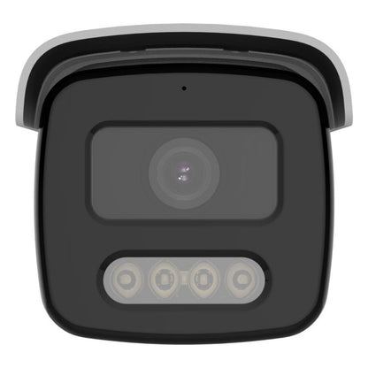 DS-2CD2T47G2-LSU/SL 2,8 mm - Caméra réseau à puce fixe ColorVu avec lumière stroboscopique et avertissement sonore 4 MP