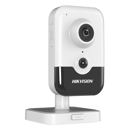 DS-2CD2443G2-IW(2.8mm)  -  Hikvision Pro Series 4MP AcuSense Built-in Mic IP Cube Camera, 2.8mm Fixed Lens, PIR, White