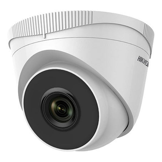 ECI-T24F 2,8 mm - Caméra IP à tourelle IR extérieure Hikvision 4MP, objectif fixe 2,8 mm, blanc