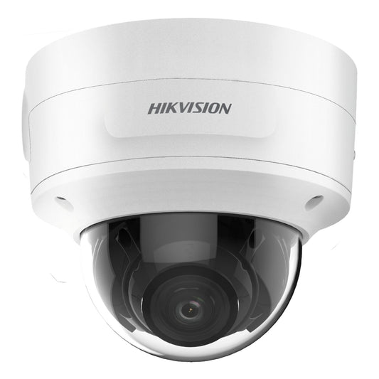 PCI-D18Z2S - Caméra IP dôme Hikvision AcuSense 8MP, objectif à focale variable 2,7-13,5 mm, blanc