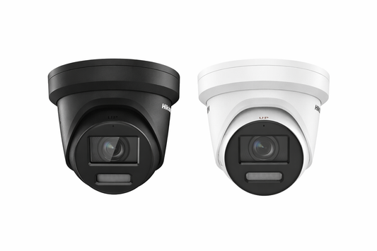 DS-2CD2387G2-LSU/SL 2,8 mm (noir) - Caméra réseau à tourelle fixe avec lumière stroboscopique ColorVu de 8 MP et avertissement sonore