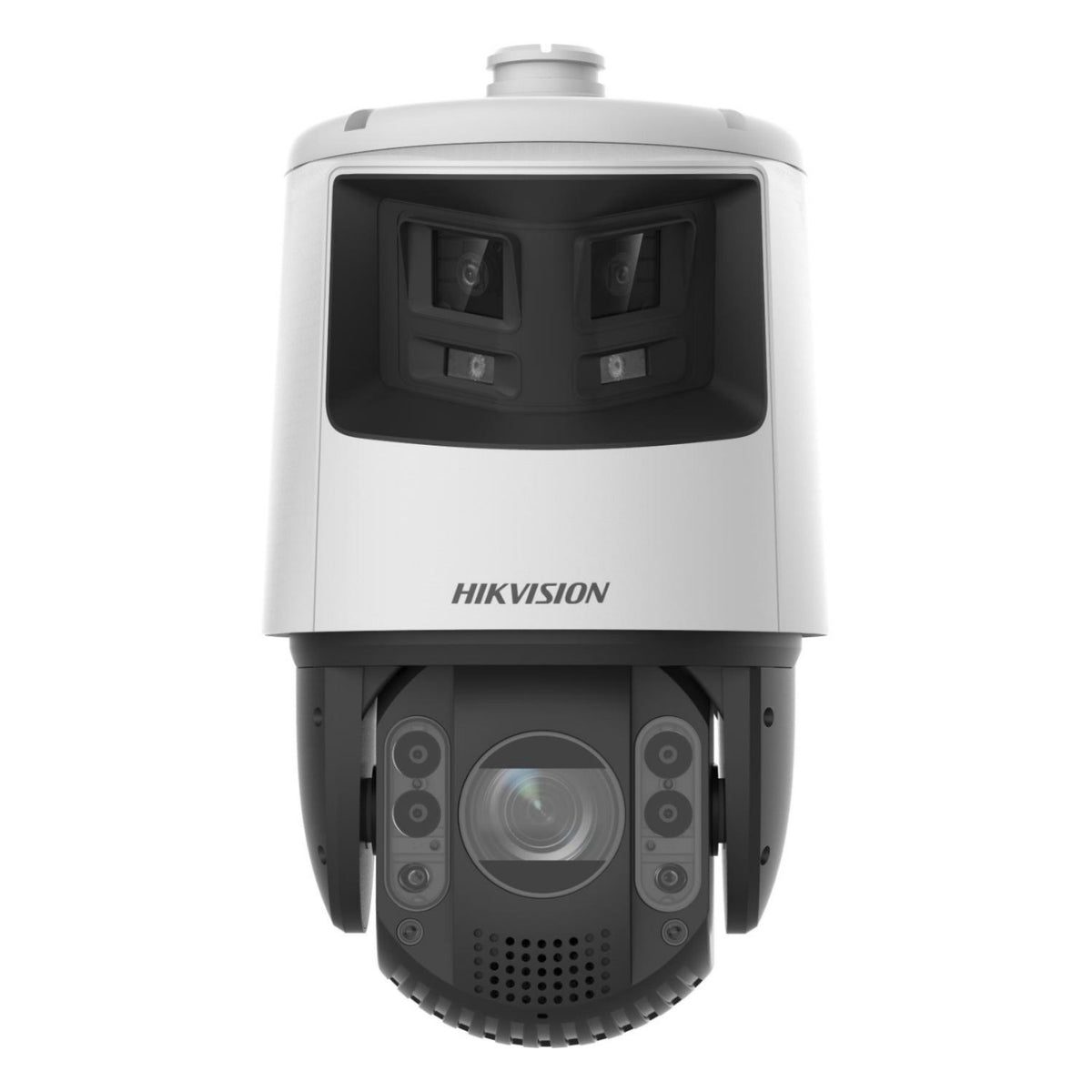DS-2SE7C432MWG-EB/26(F0) - 6+4 MP 32x ColorVu & IR Acusense TandemVu Panoramic Speed Dome Network Camera