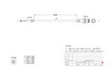 AE-MC0108-0.3(12M4B to BM4_F) - 0.3m Adapter Cable