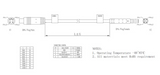 AE-MC0708-L(BM4_M to BM4_F) - Analog Extension Cable
