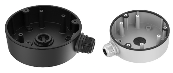 CB135 - Base de conduit Hikvision CB135 pour certaines caméras dôme, 135 mm, blanc