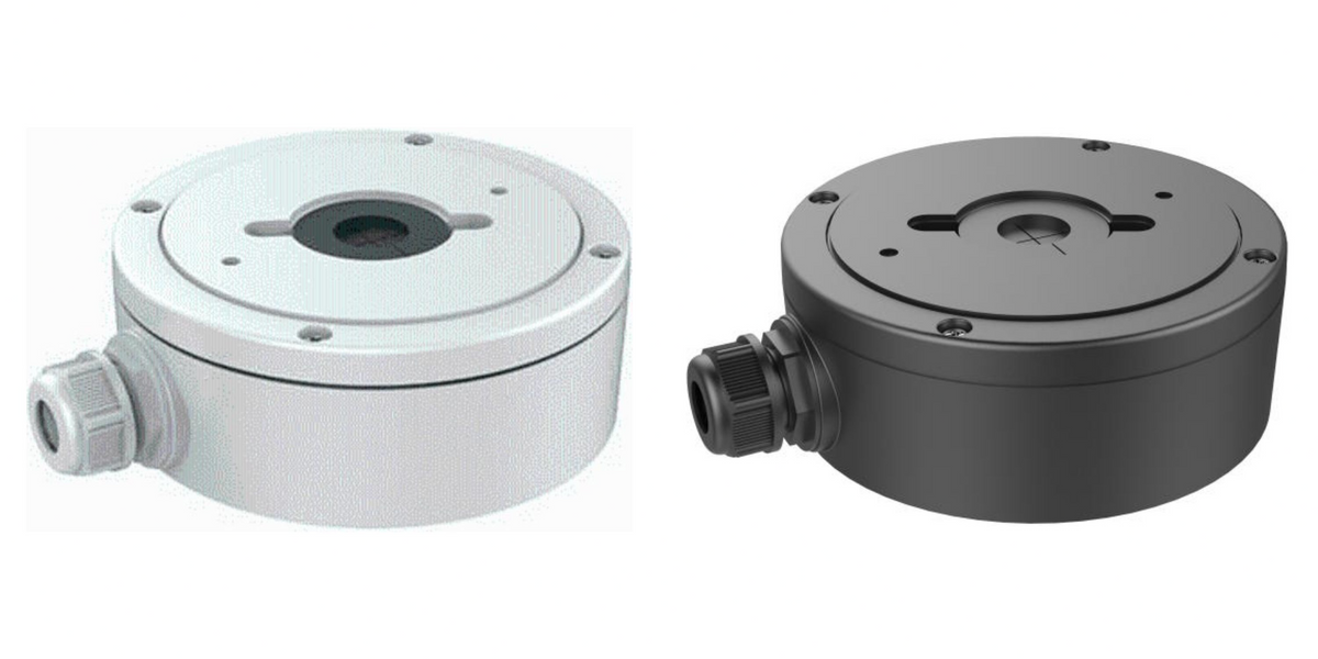 CBD-MINI - Boîte de jonction Hikvision CBD-MINI pour certaines caméras dôme, blanc