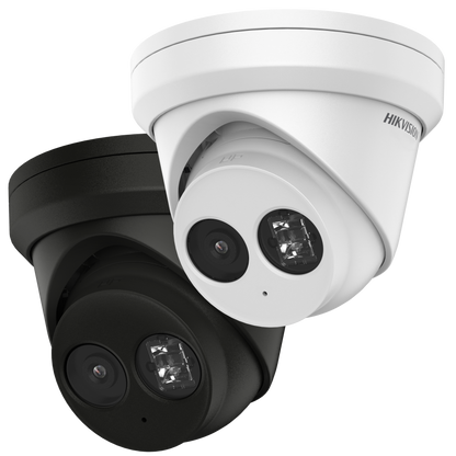 DS-2CD2383G2-IU 2,8 mm (noir) - Caméra réseau à tourelle fixe AcuSense 8 MP