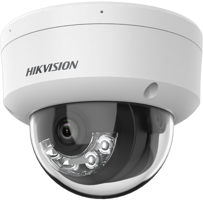 DS-2CD3146G2H-LISU - 4 MP Smart hybrid light with Darkfighter S Fixed Mini Dome Network Camera
