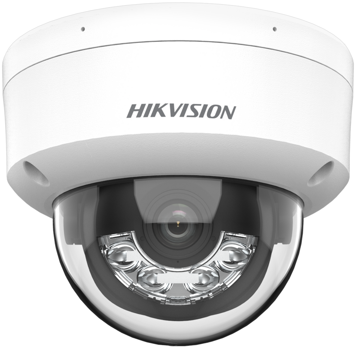 DS-2CD3146G2H-LISU - 4 MP Smart hybrid light with Darkfighter S Fixed Mini Dome Network Camera