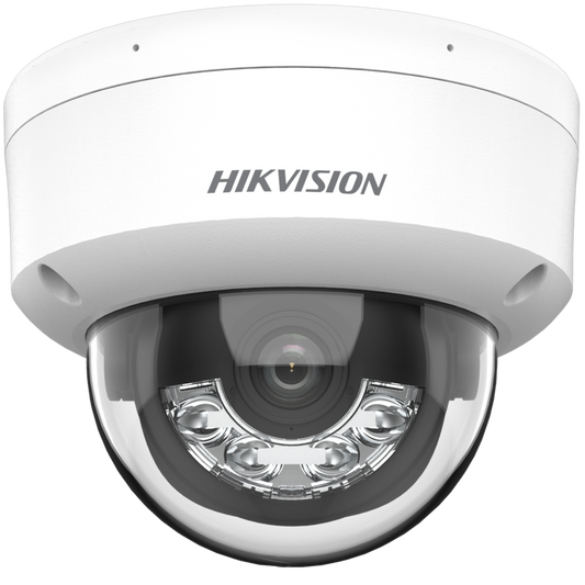 DS-2CD3146G2H-LISU - 4 MP Smart hybrid light with Darkfighter S Fixed Mini Dome Network Camera