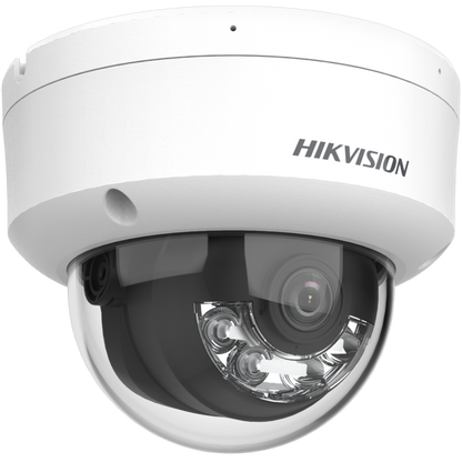 DS-2CD3146G2H-LISU - 4 MP Smart hybrid light with Darkfighter S Fixed Mini Dome Network Camera