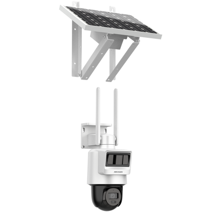 DS-2DE2C400IWG-K/4G/C05S10 - 4MP Pro Solar-powered Security PT Camera Setup