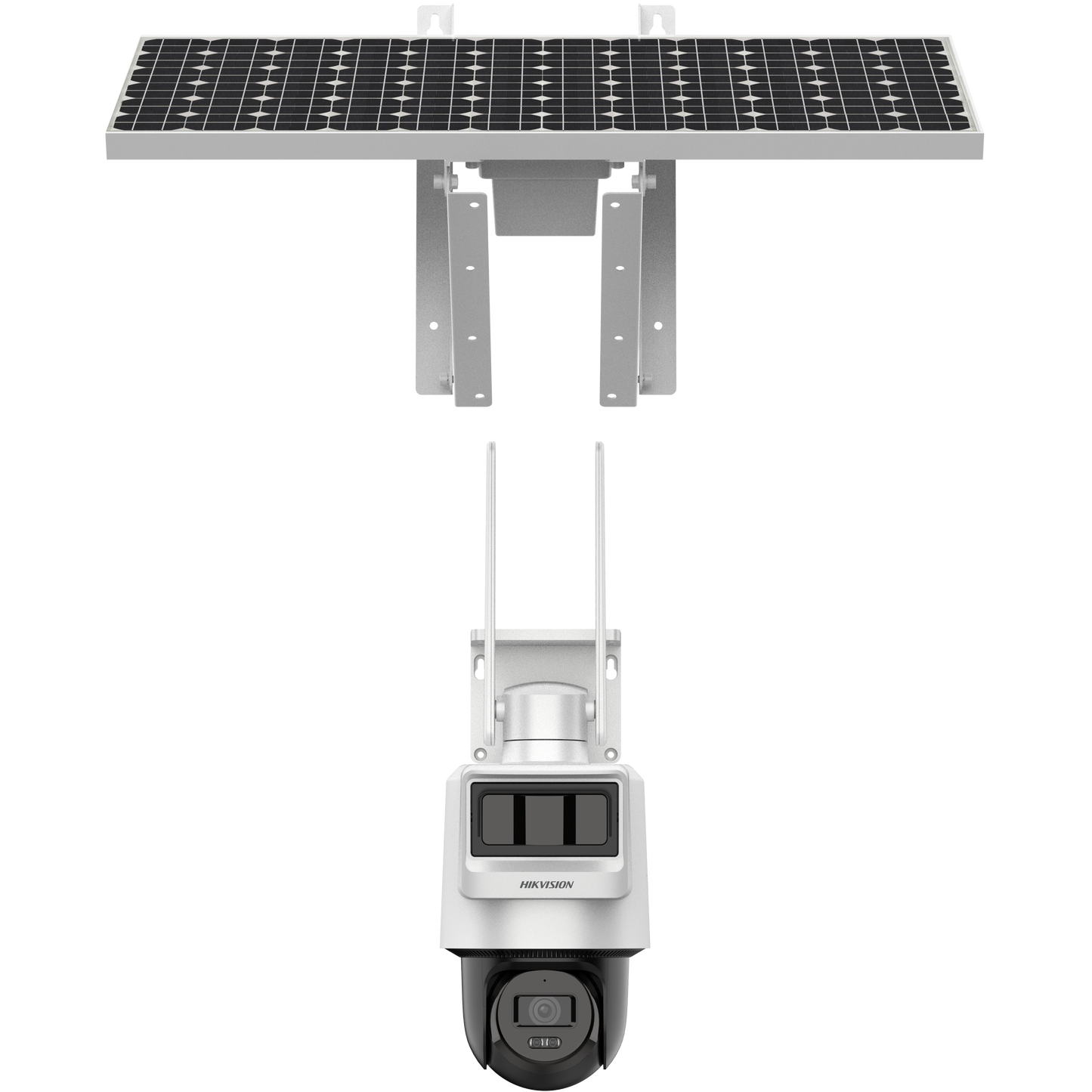 DS-2DE2C400IWG-K/4G/C09S20 - 4MP Pro Solar-powered Security PT Camera Setup