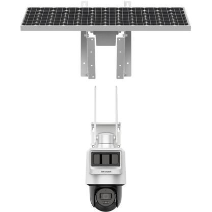 DS-2DE2C400IWG-K/4G/C09S20 - 4MP Pro Solar-powered Security PT Camera Setup