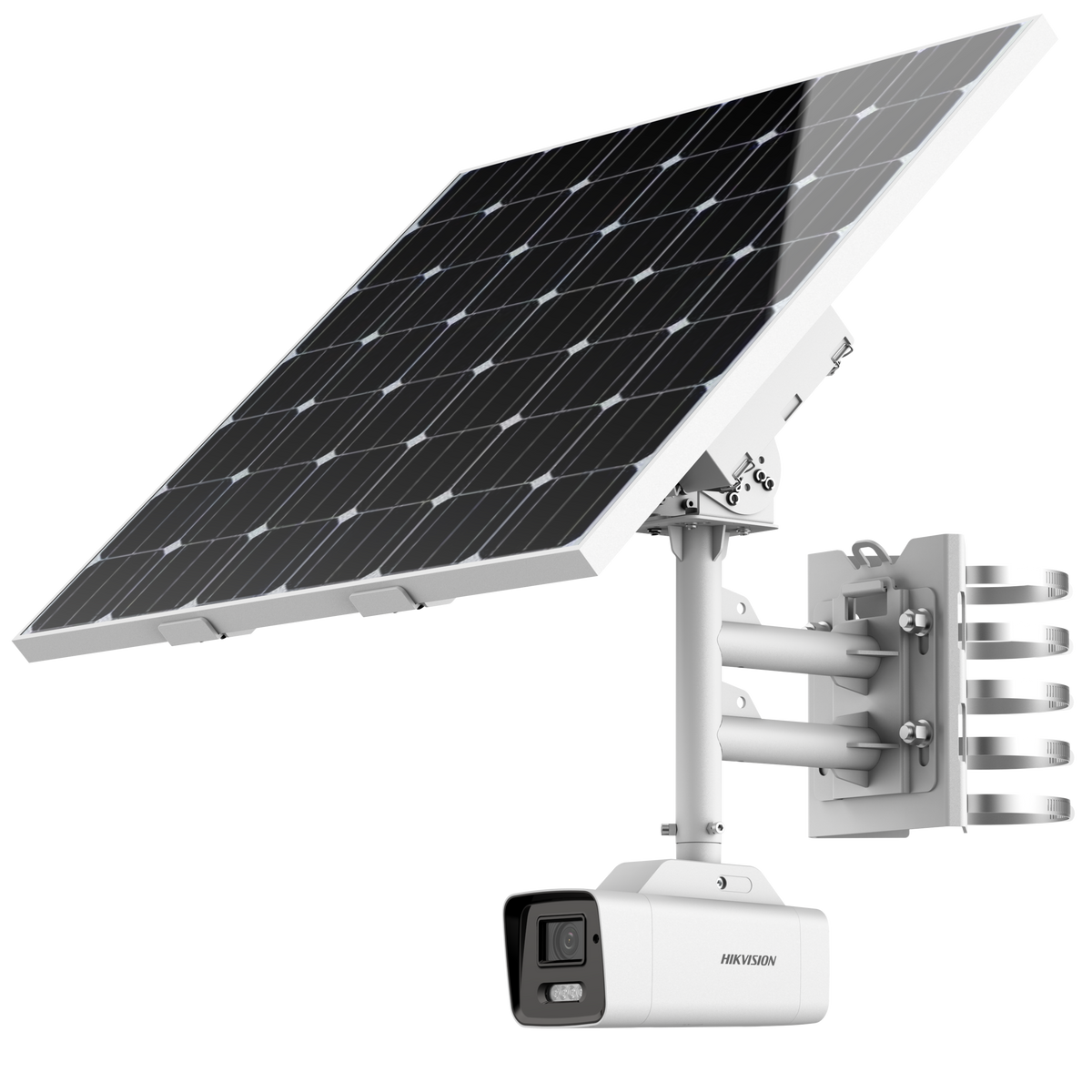DS-2XS6A47G1/P-IZS/C36S80 - 4MP ANPR LPR Bullet Solar Power 4G Network Camera Kit