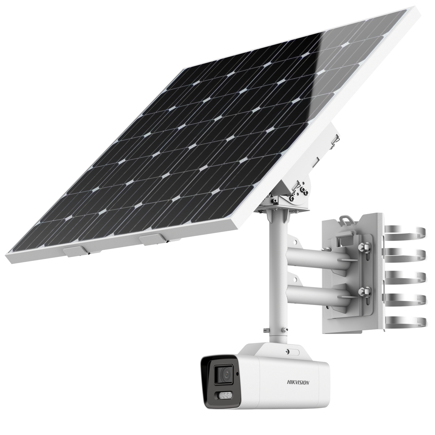 DS-2XS6A47G1/P-IZS/C36S80 - 4MP ANPR LPR Bullet Solar Power 4G Network Camera Kit