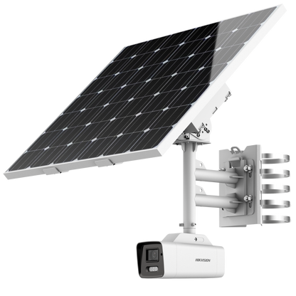 DS-2XS6A47G1/P-IZS/C36S80 - 4MP ANPR LPR Bullet Solar Power 4G Network Camera Kit