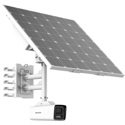 DS-2XS6A47G1/P-IZS/C36S80 - 4MP ANPR LPR Bullet Solar Power 4G Network Camera Kit